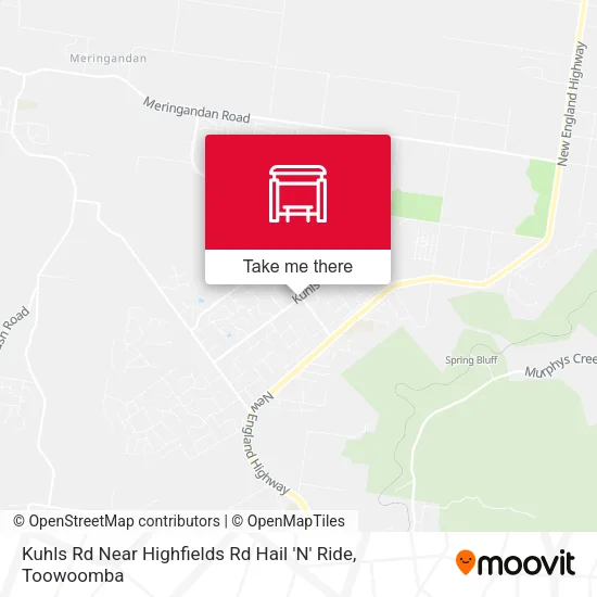 Kuhls Rd Near Highfields Rd Hail 'N' Ride map