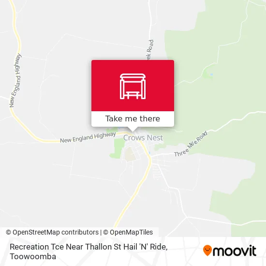 Recreation Tce Near Thallon St Hail 'N' Ride map