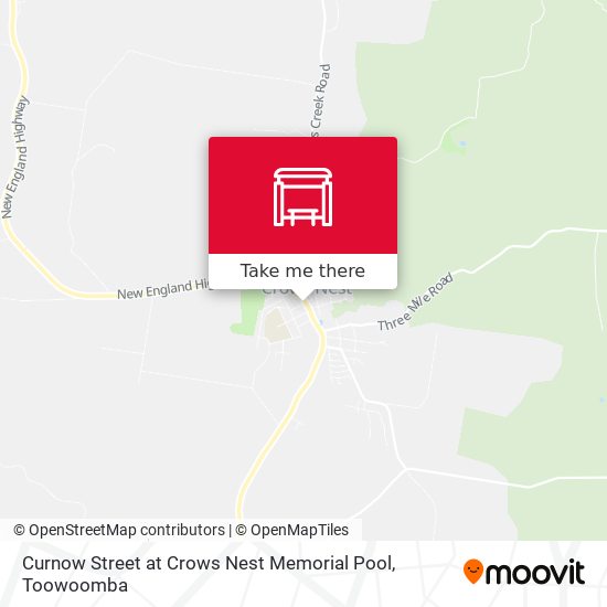 Curnow Street at Crows Nest Memorial Pool map