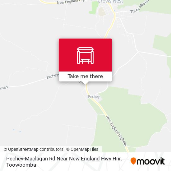 Pechey-Maclagan Rd Near New England Hwy Hnr map