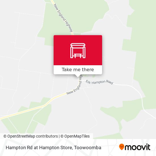 Hampton Rd at Hampton Store map