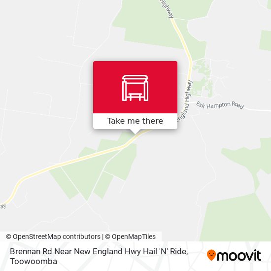 Mapa Brennan Rd Near New England Hwy Hail 'N' Ride