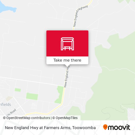 New England Hwy at Farmers Arms map