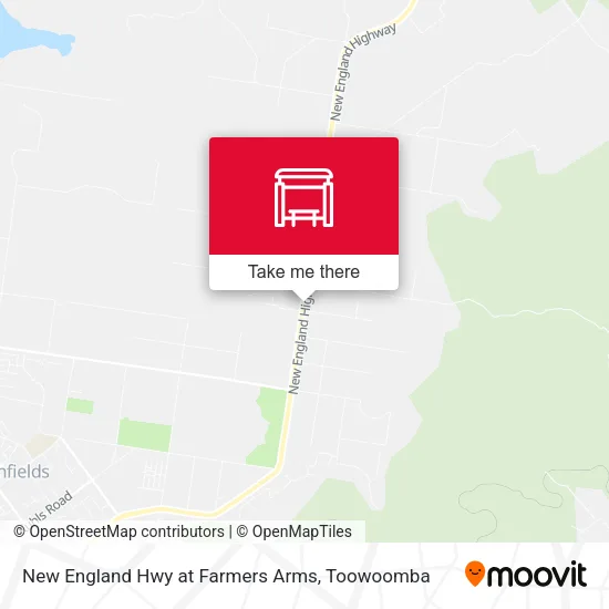 New England Hwy at Farmers Arms map