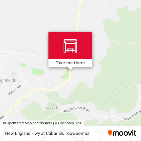 New England Hwy at Cabarlah map