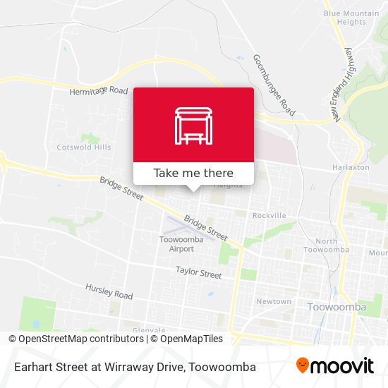 Earhart Street at Wirraway Drive map