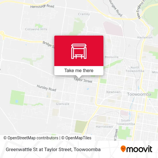 Greenwattle St at Taylor Street map