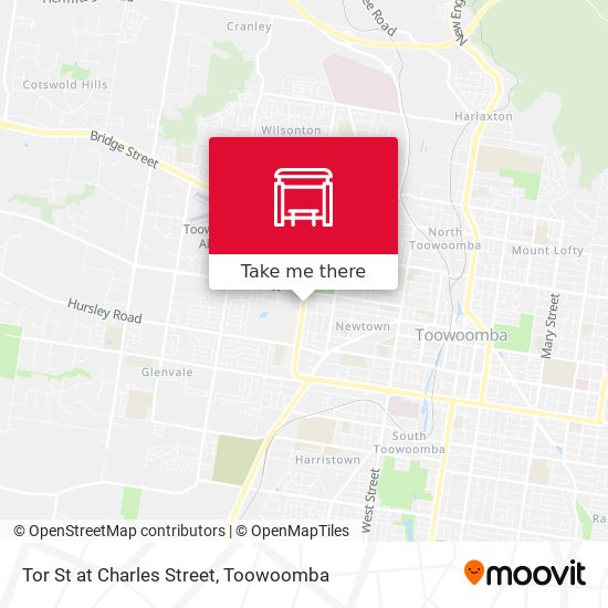 Tor St at Charles Street map
