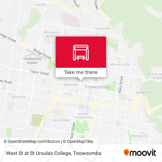 West St at St Ursula's College map