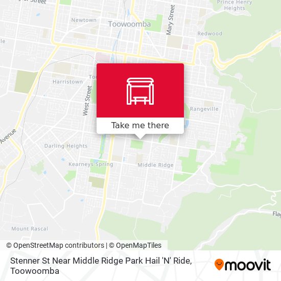 Stenner St Near Middle Ridge Park Hail 'N' Ride map