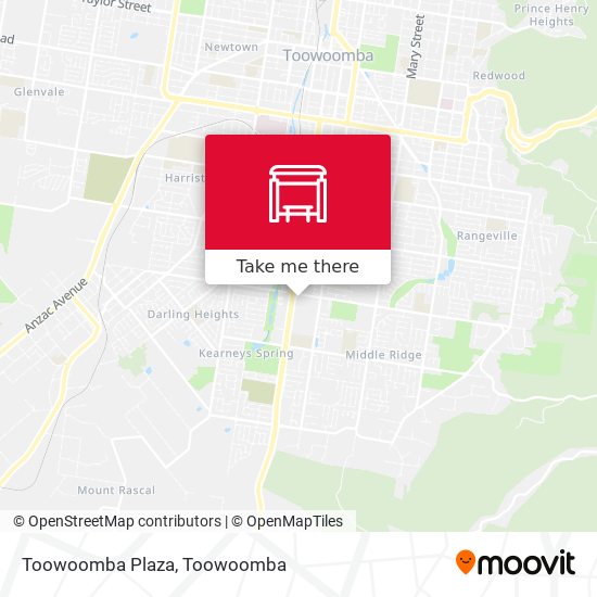 Toowoomba Plaza map