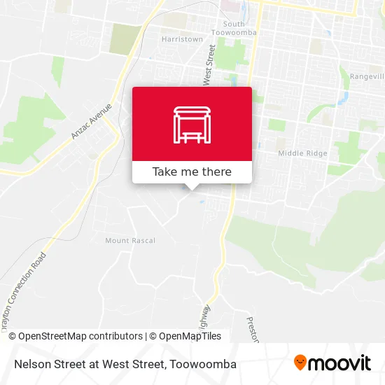 Nelson Street at West Street map