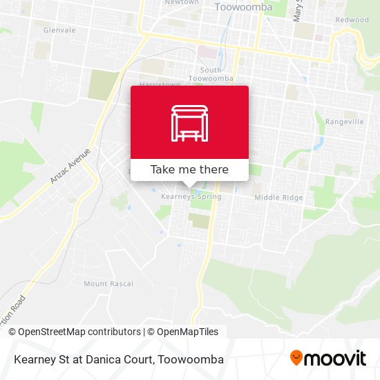 Kearney St at Danica Court map