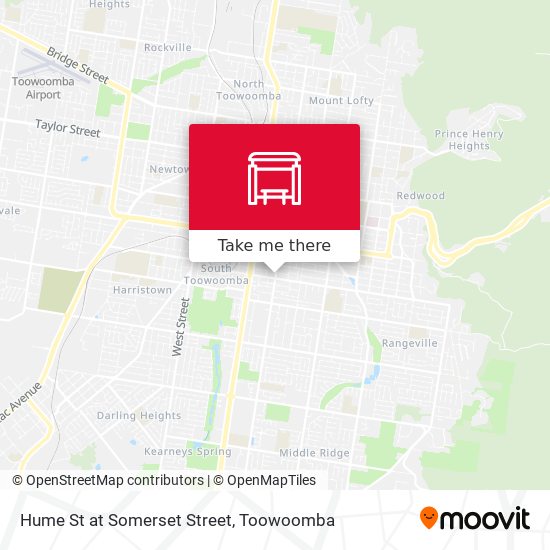 Hume St at Somerset Street map
