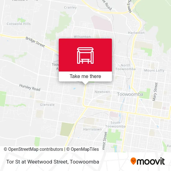 Tor St at Weetwood Street map