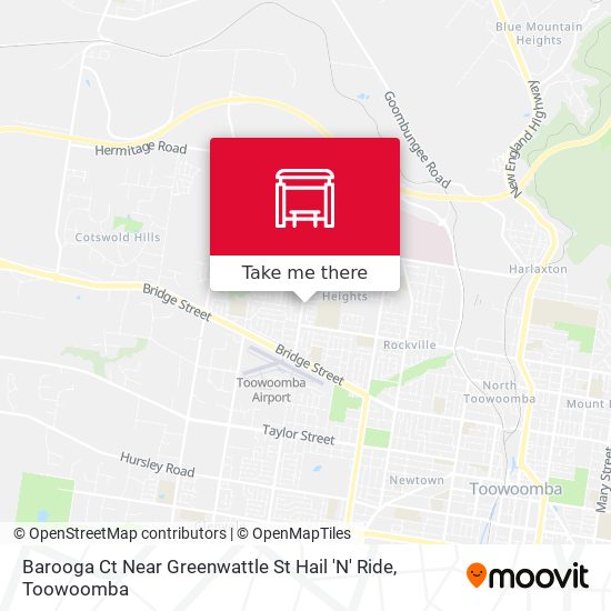 Barooga Ct Near Greenwattle St Hail 'N' Ride map