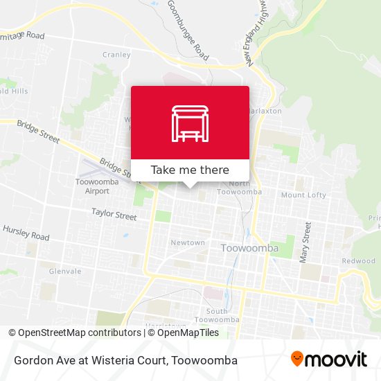 Gordon Ave at Wisteria Court map