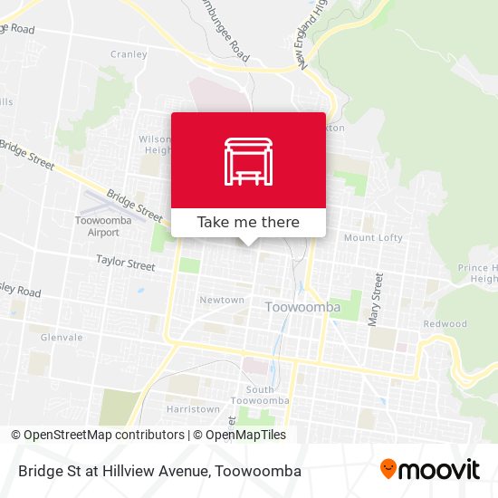 Bridge St at Hillview Avenue map