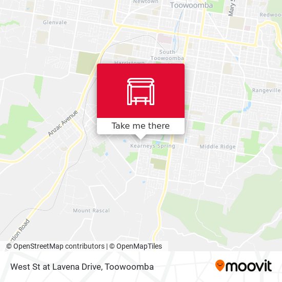 West St at Lavena Drive map