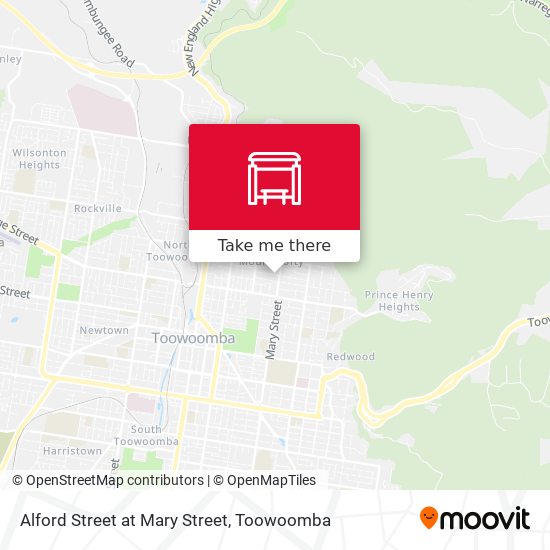 Alford Street at Mary Street map