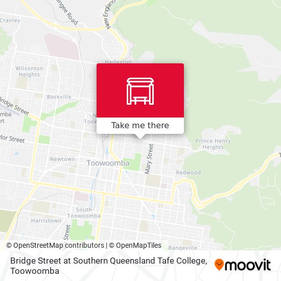 Bridge Street at Southern Queensland Tafe College map