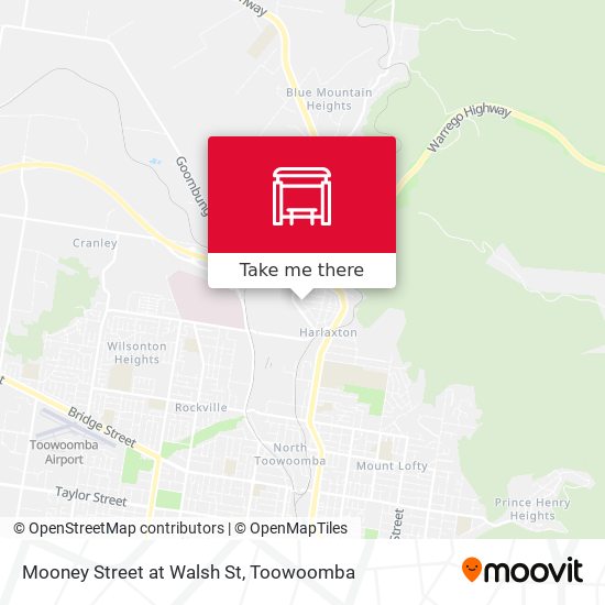 Mooney Street at Walsh St map