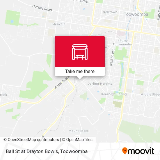 Ball St at Drayton Bowls map