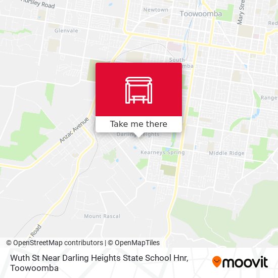 Wuth St Near Darling Heights State School Hnr map