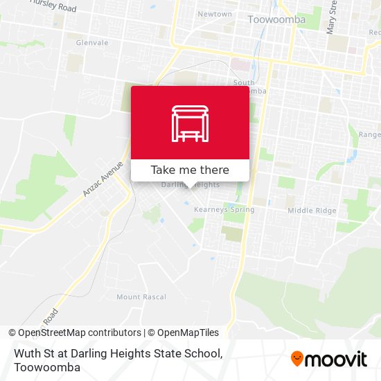 Wuth St at Darling Heights State School map