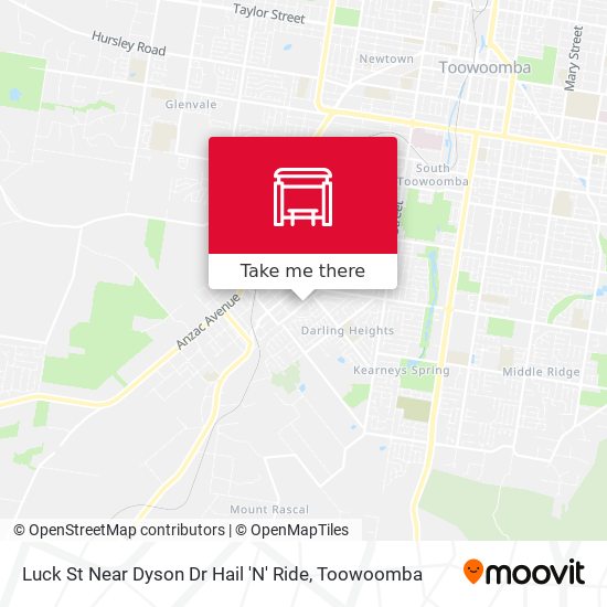 Luck St Near Dyson Dr Hail 'N' Ride map