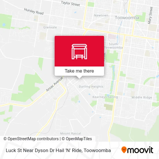 Luck St Near Dyson Dr Hail 'N' Ride map