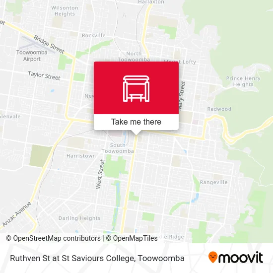 Mapa Ruthven St at St Saviours College