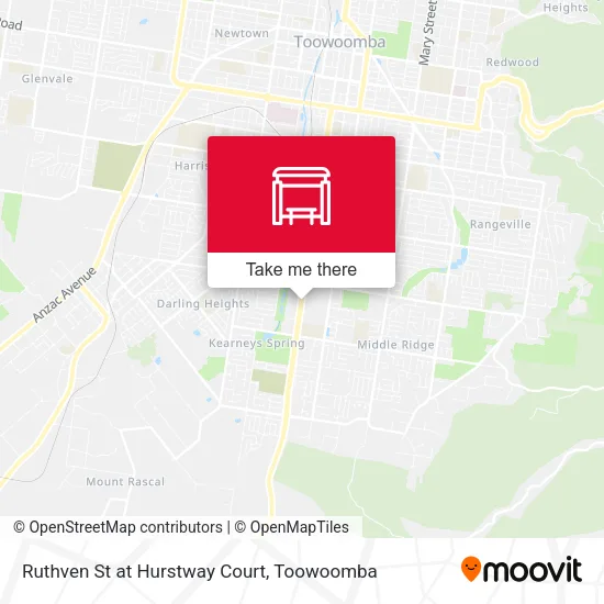 Ruthven St at Hurstway Court map