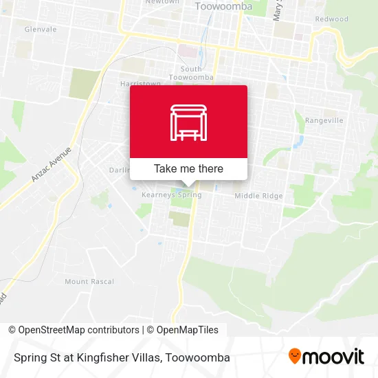 Spring St at Kingfisher Villas map