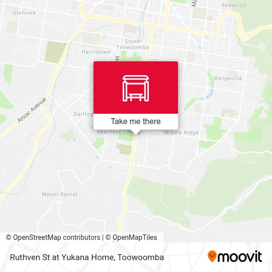 Mapa Ruthven St at Yukana Home