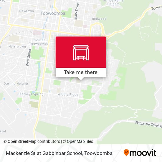 Mackenzie St at Gabbinbar School map