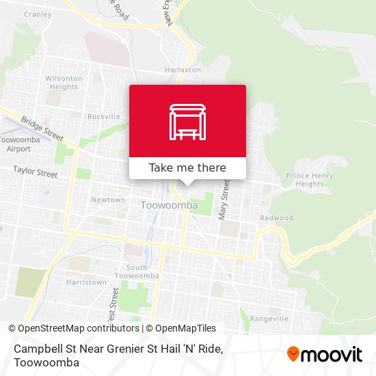 Campbell St Near Grenier St Hail 'N' Ride map
