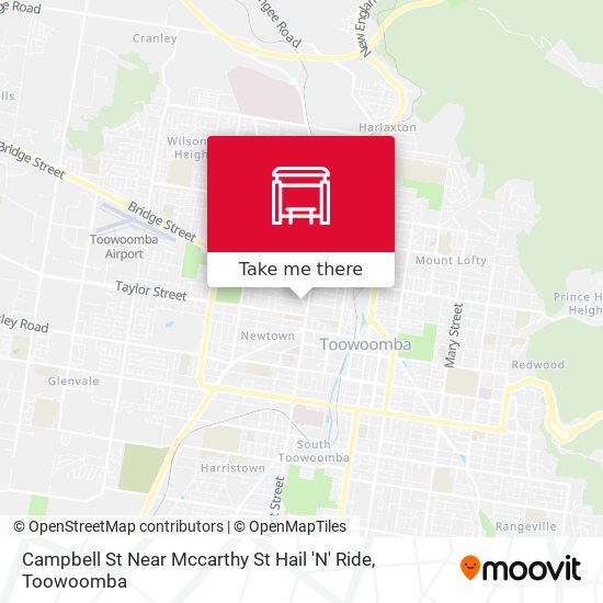 Campbell St Near Mccarthy St Hail 'N' Ride map
