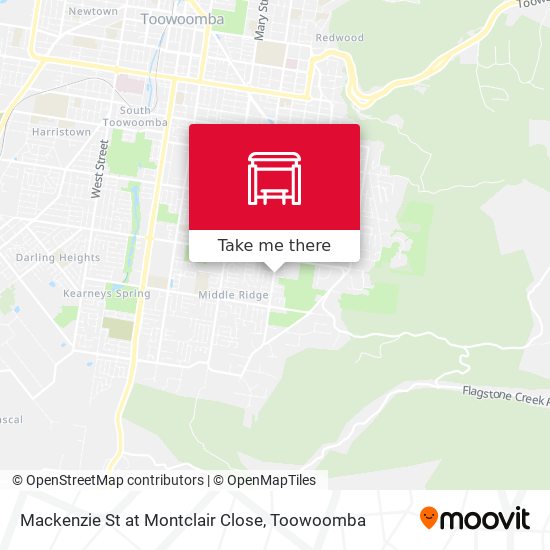Mackenzie St at Montclair Close map