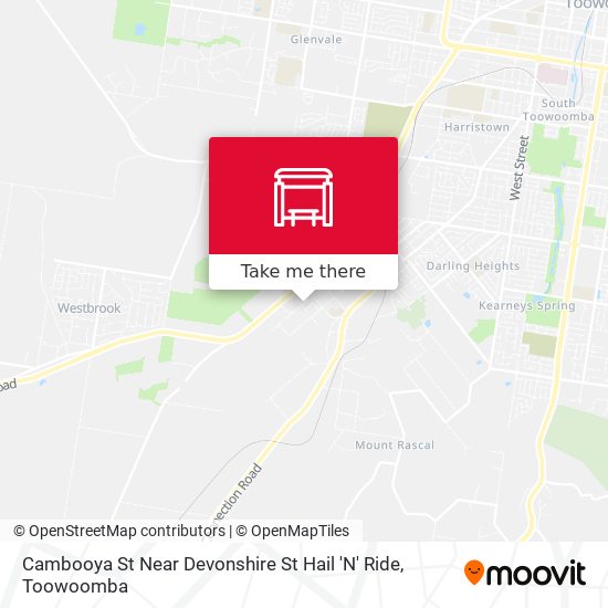 Cambooya St Near Devonshire St Hail 'N' Ride map