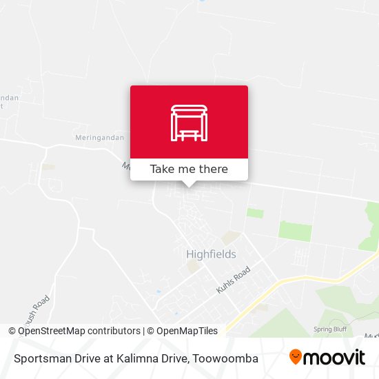 Sportsman Drive at Kalimna Drive map