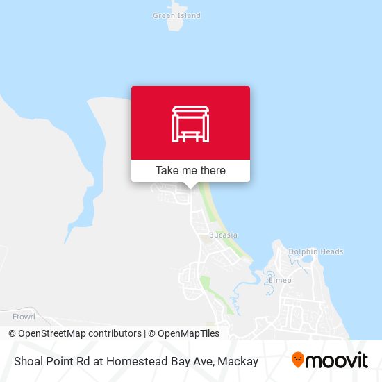 Shoal Point Rd at Homestead Bay Ave map