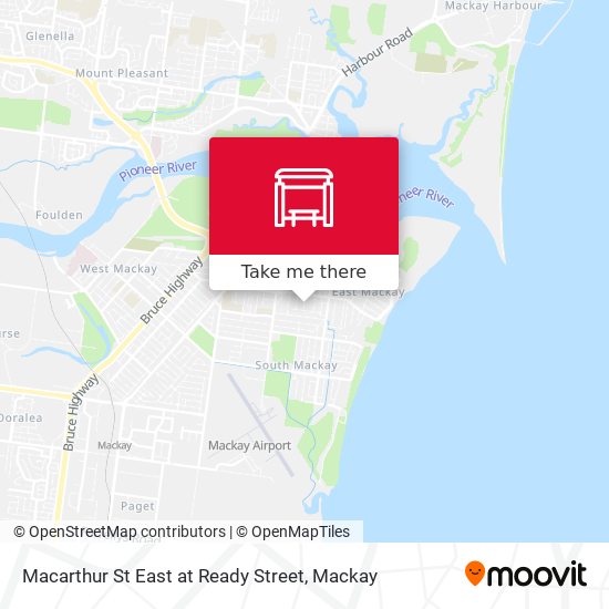 Macarthur St East at Ready Street map