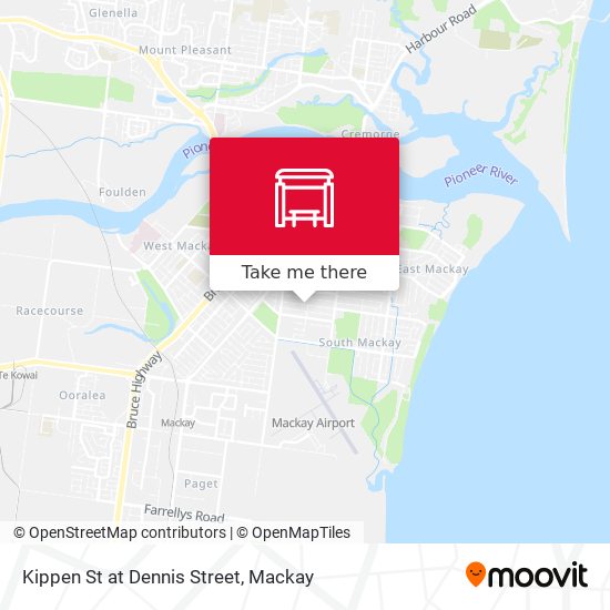 Kippen St at Dennis Street map