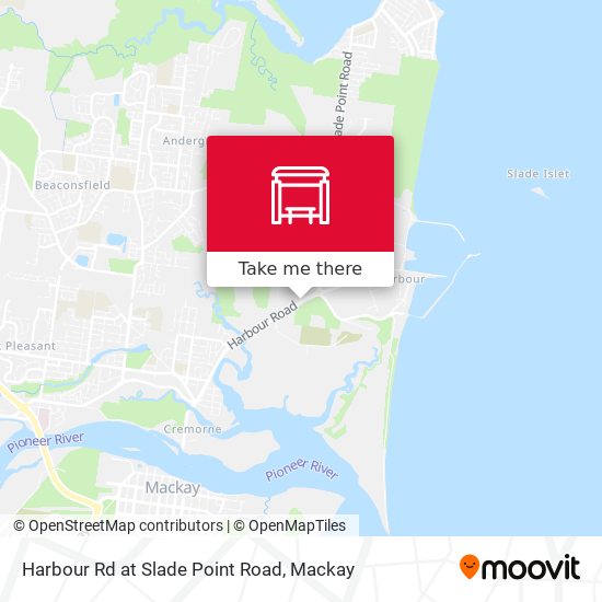 Harbour Rd at Slade Point Road map