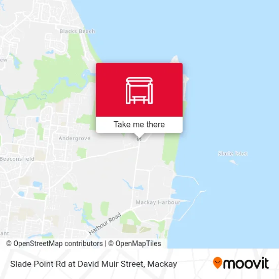 Mapa Slade Point Rd at David Muir Street