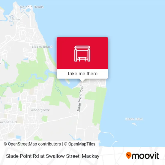 Mapa Slade Point Rd at Swallow Street