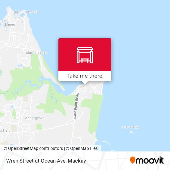 Wren Street at Ocean Ave map