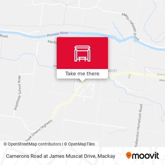Camerons Road at James Muscat Drive map
