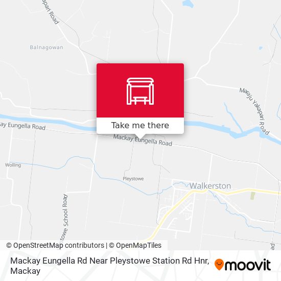 Mackay Eungella Rd Near Pleystowe Station Rd Hnr map
